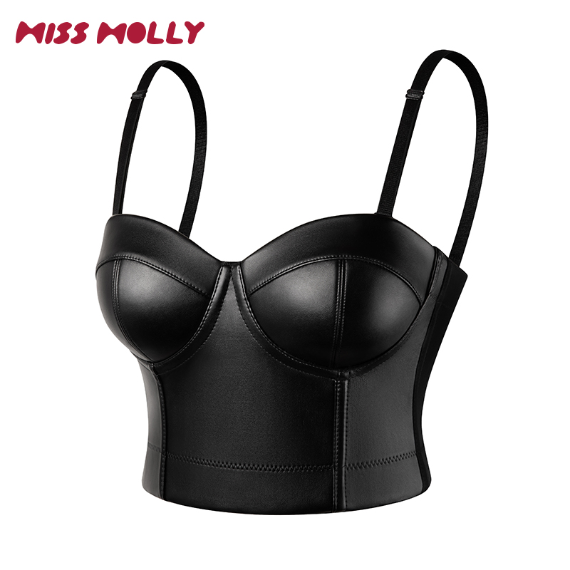 Corset Waist Cinch - Frauen Leder Korsett Bustiers Dessous Crop