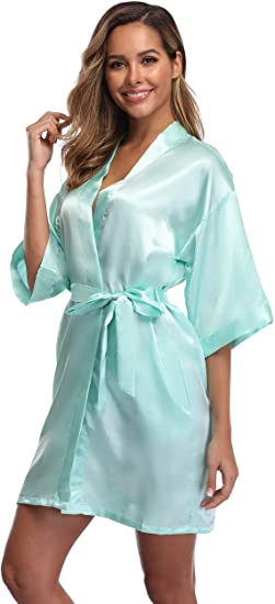 Satin Robe Weibliche Intim Des – Robe Silk Women Bewertung und Preis